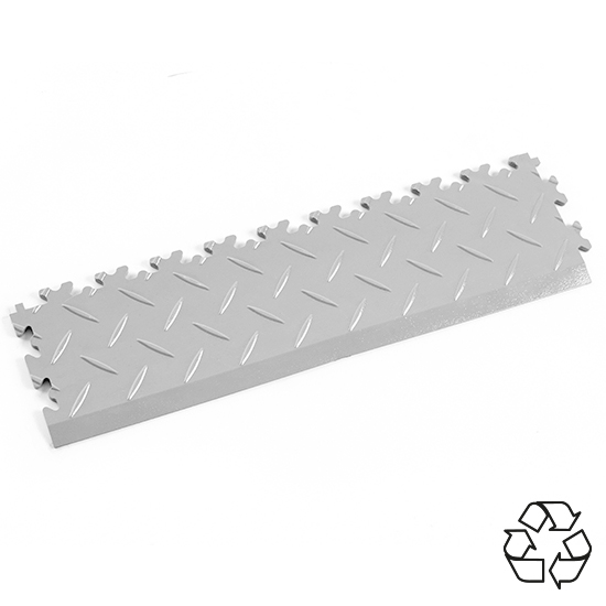 Light Grey Recycled Diamond Plate Edge For Your Workshop