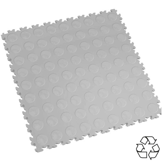 Light Grey Recycled Cointop Floor Tile For Your Warehouse