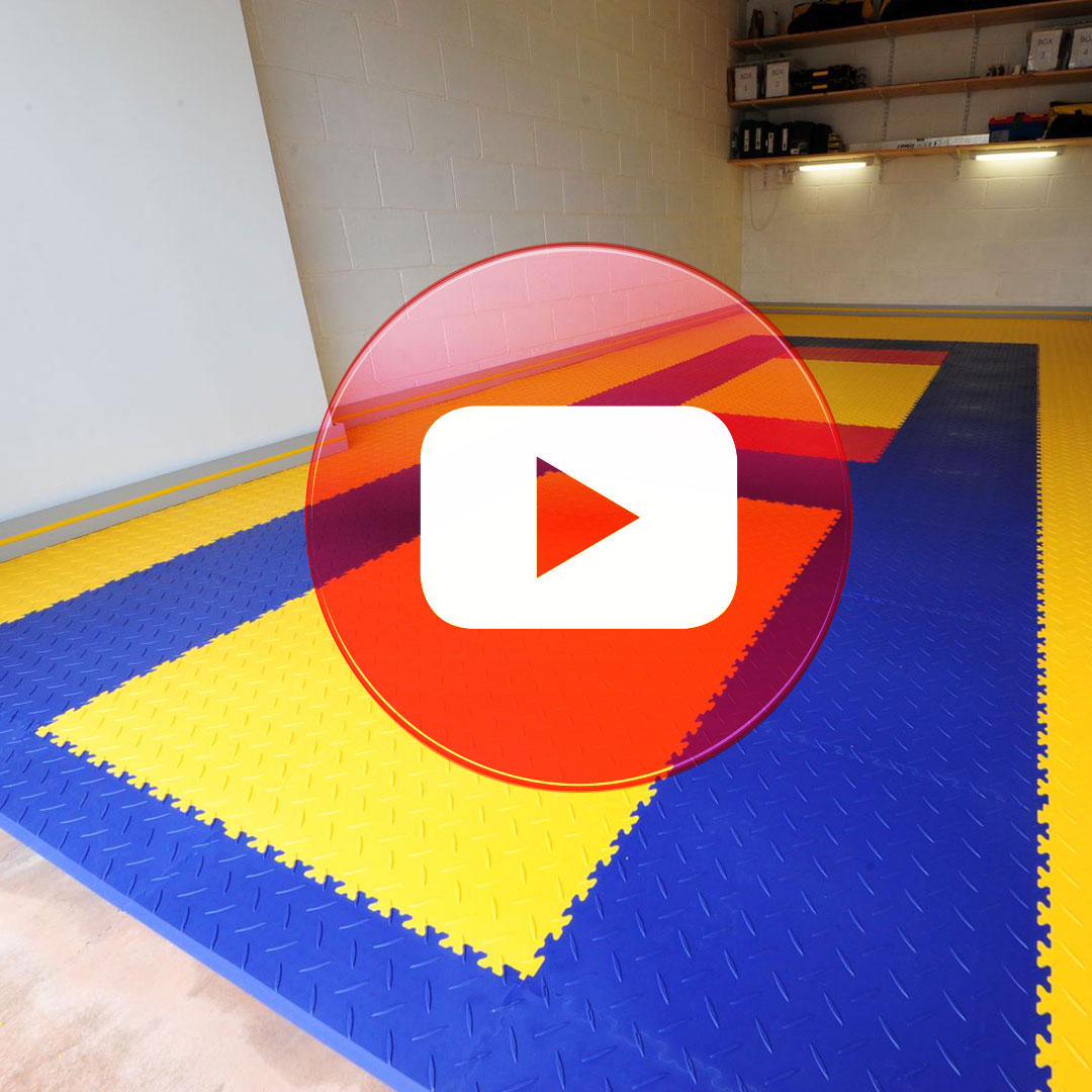 Colourful single garage flooring customer review