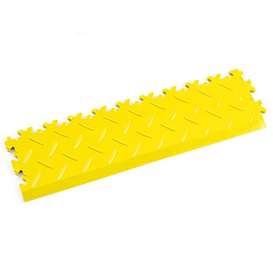 Yellow Diamond Plate Ramp For Your Fitness Centre